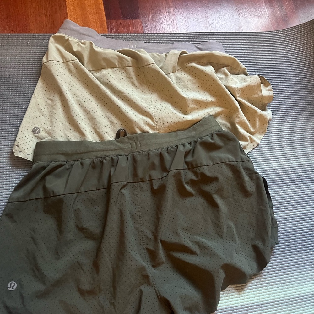 Lululemon - Fast and Free lined shorts 3” (price is for both)